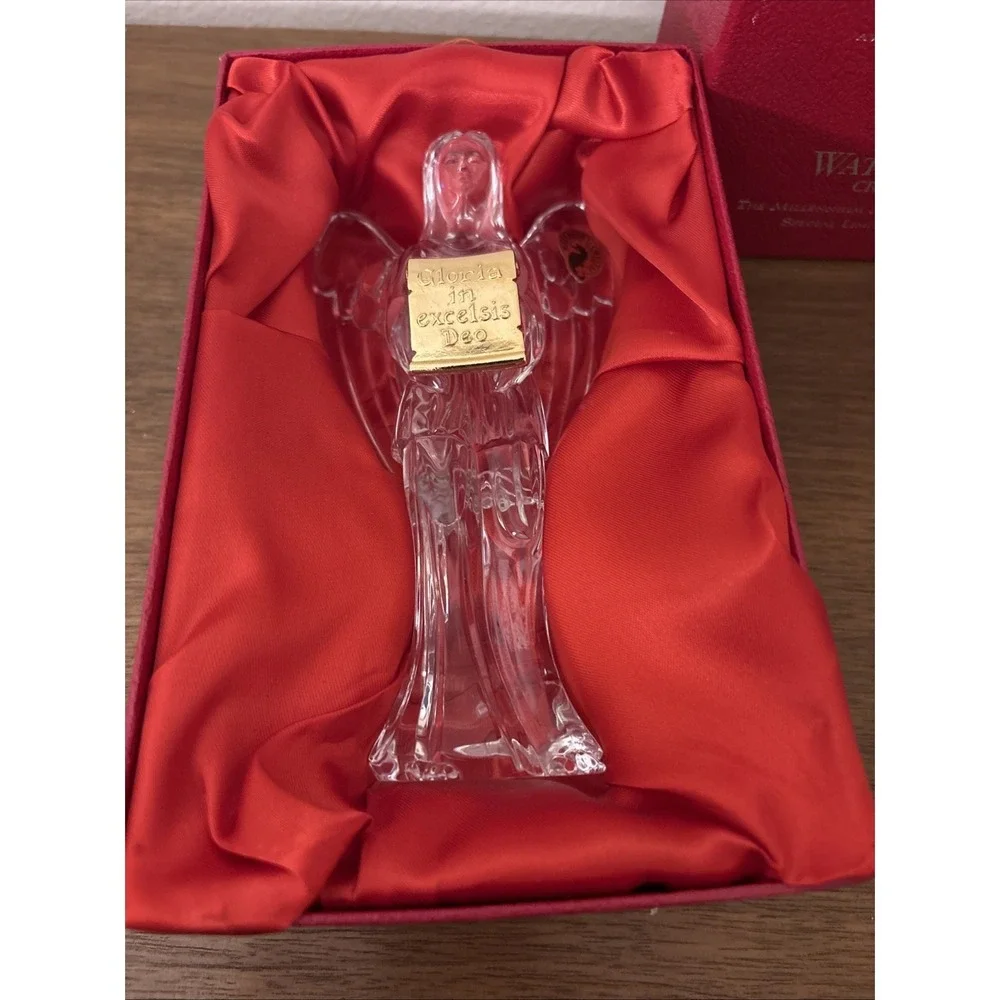 Waterford Crystal Millennium NATIVITY Guardian Angel Figurine Gloria Excelsis
